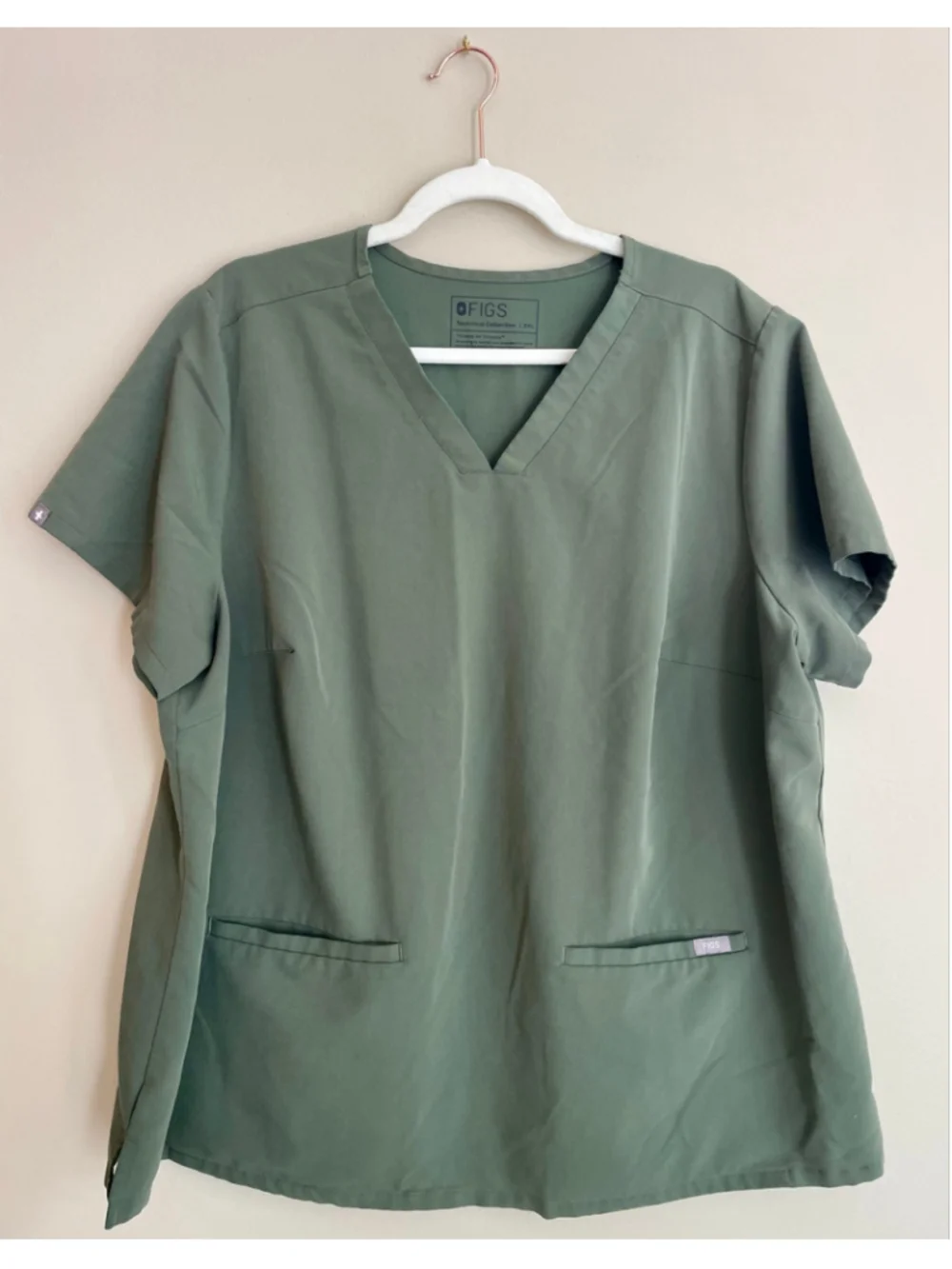 FIGS Zamora Scrub Set Women’s 3XL Moss Green Technical Collection